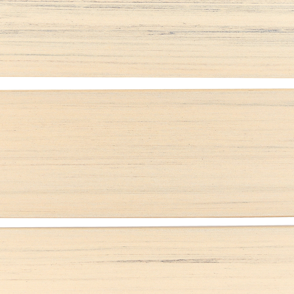 Set di 4 sedie da pranzo da giardino Struttura in alluminio bianco Seduta beige sedie impilabili da giardino