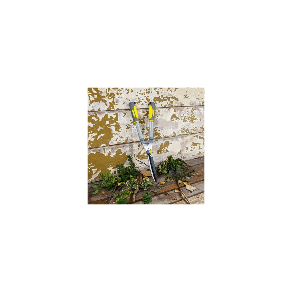 Forbici per siepi con lame ondulate - Suan - Rivestimento antiscivolo - Dimensioni : 58 x 21 cm