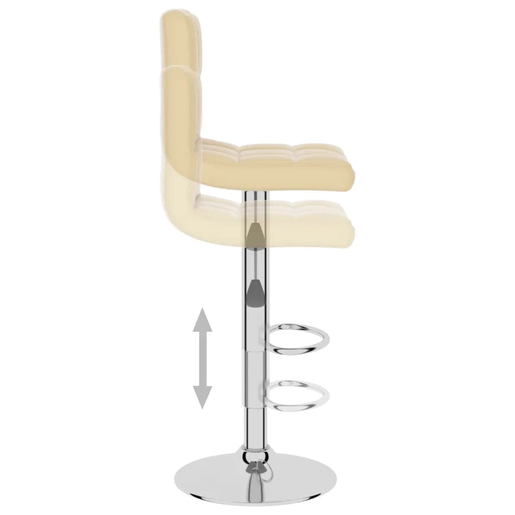 Sgabello da Bar Crema in Similpelle 334223
