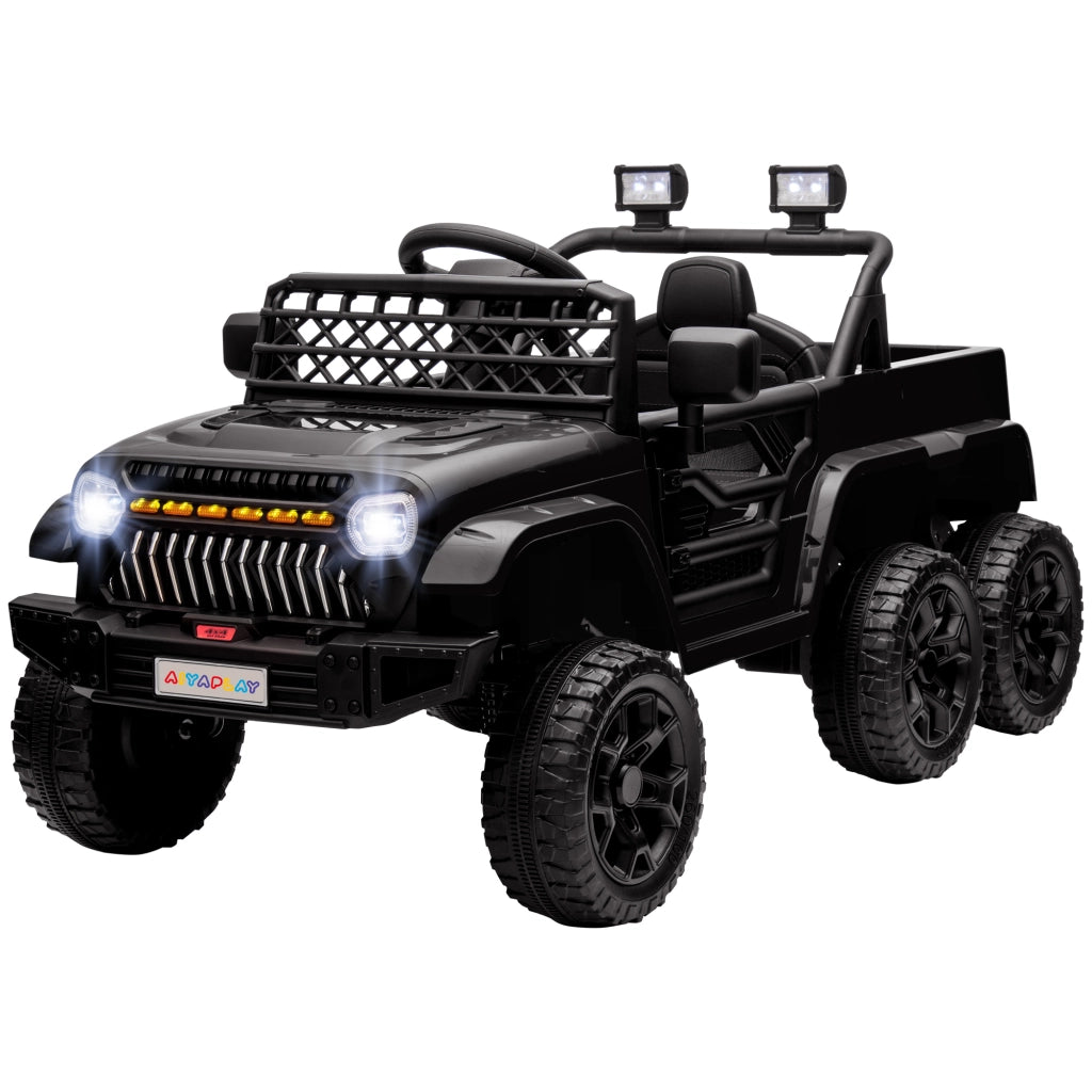 Auto elettrica per bambini ¨C zephmum ¨C 122x62.5x65 cm nero