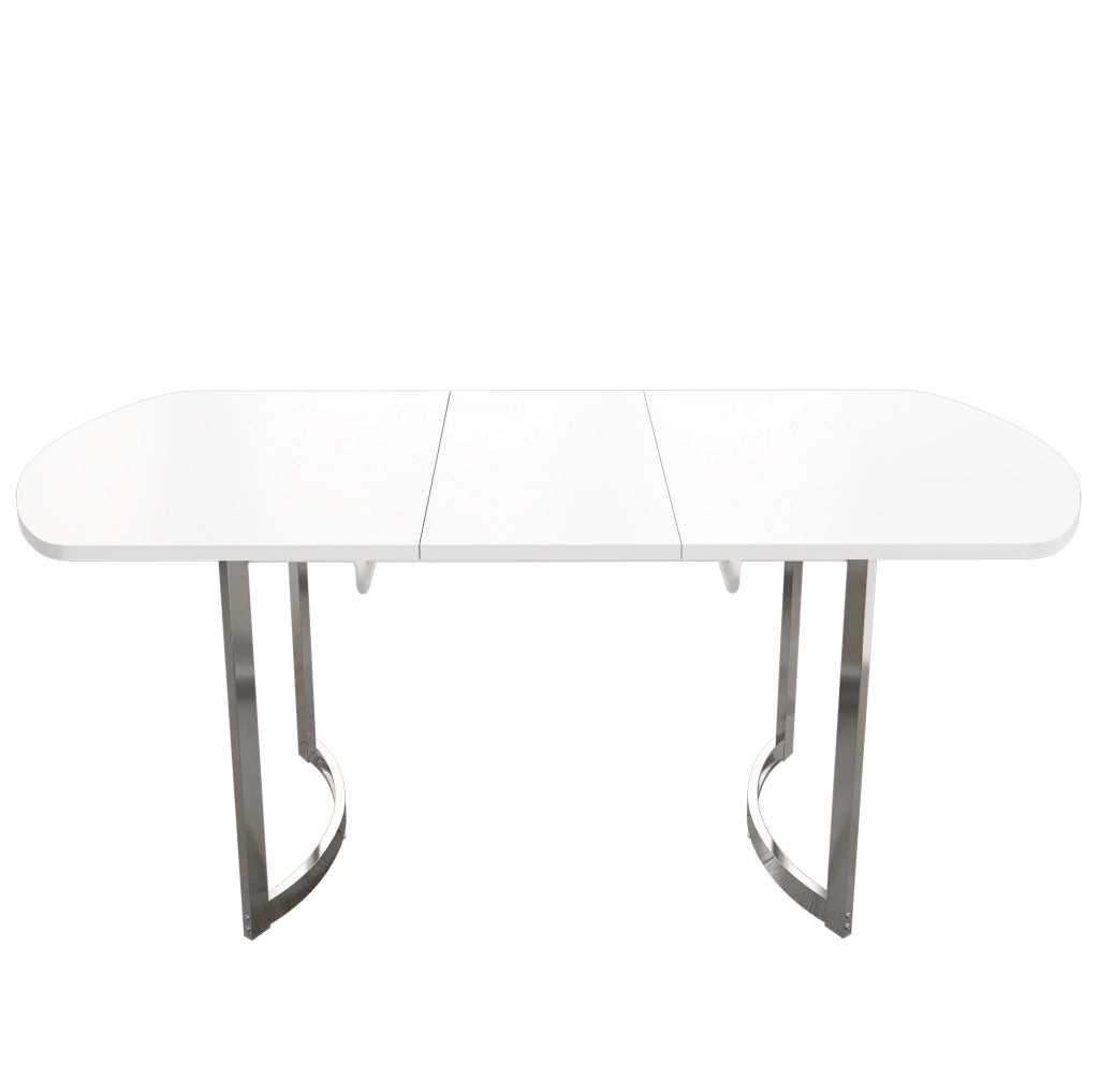 TAVOLO ALLUNGABILE 140/180 x 80 cm Bianco MDF
