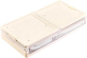 Organizzatore di Archiviazione Dozzina Carrello con Copertura in Plastica Translucida su Ruote - Grande, Ripiegabile, Nero Grigio con Rulli per Abbigliamento, Giocattoli, Scarpe e Cuscini 40 L. Risparmia Spazio.