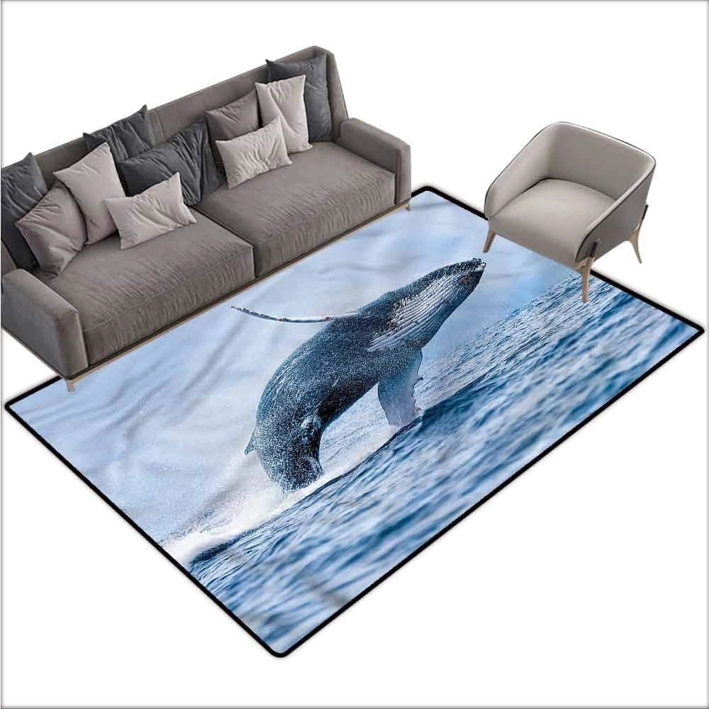 Zerbino in poliestere antiscivolo colorato sott'acqua, aragosta granchio, tappeto per cucina 48"x 72"(W120cm x L180cm) Color04