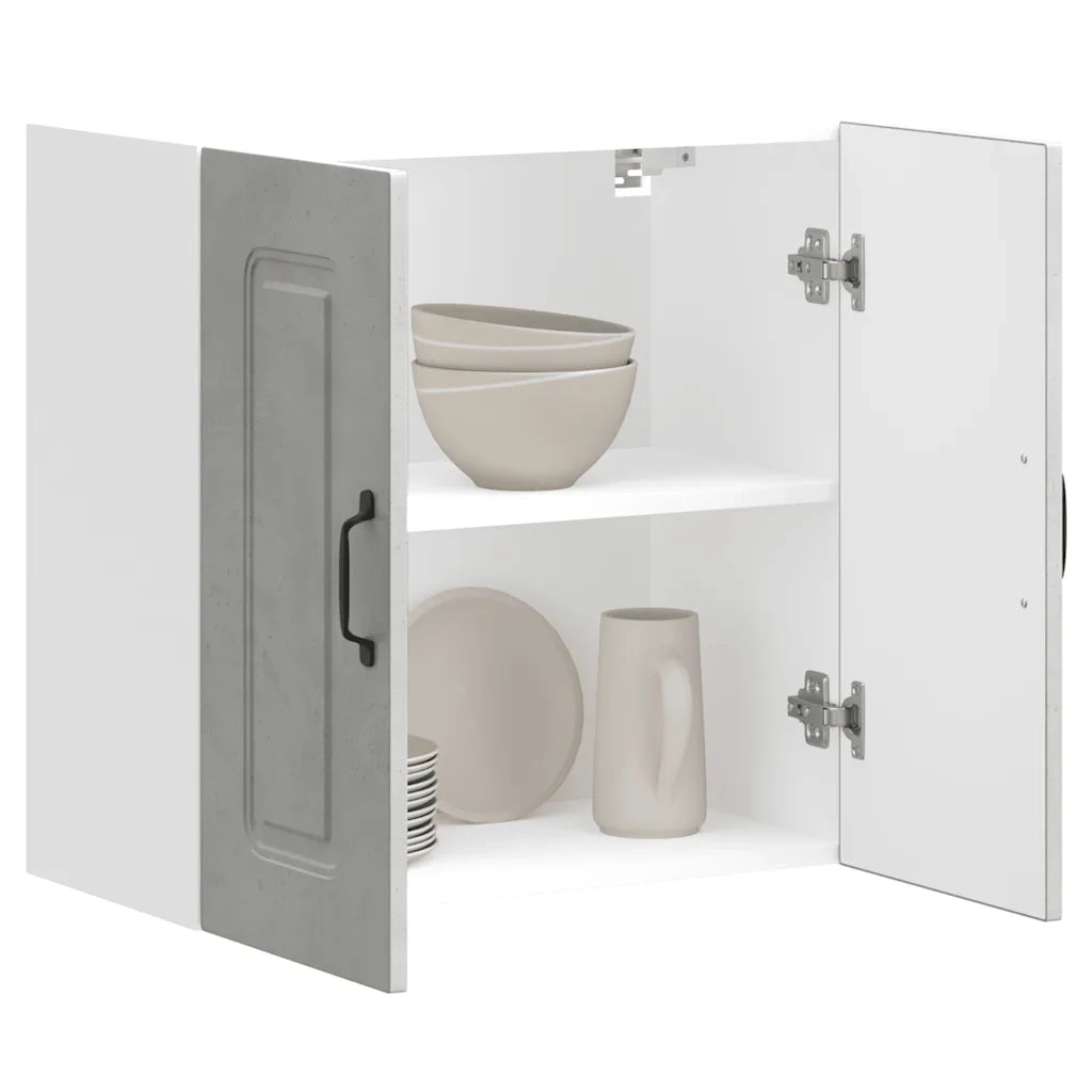 Pensile da Cucina Kalmar Grigio Cemento in Legno Multistrato 853581