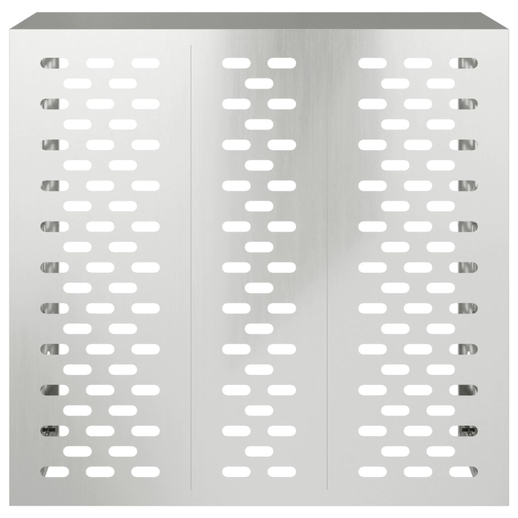 Copertura per Condizionatore d'Aria 110x50x105 cm Acciaio Zincato