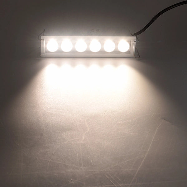FARETTO LED RETTANGOLARE DA INCASSO 11W PER CONTROSOFFITTI - ILLUMINAZIONE NATURALE 4000K° DI ALTA QUALITA'