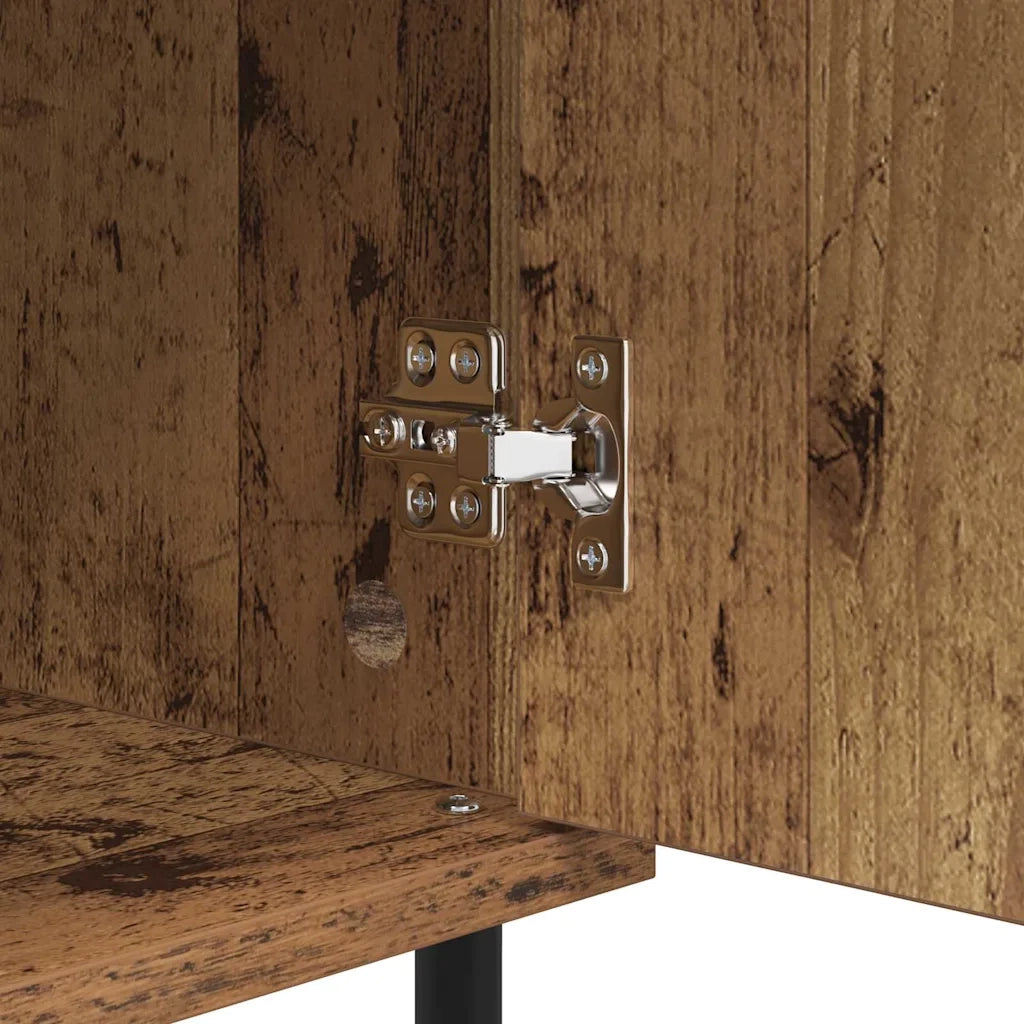 Credenza con Cassetto-Buffet-Armadio da cucina Legno vecchio 40 x 35 x 70 cm 161768