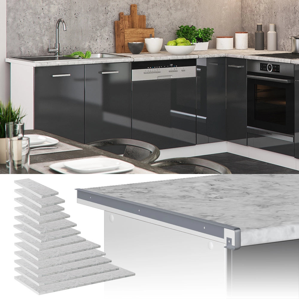Vicco Top cucina Marmo bianco 50 cm