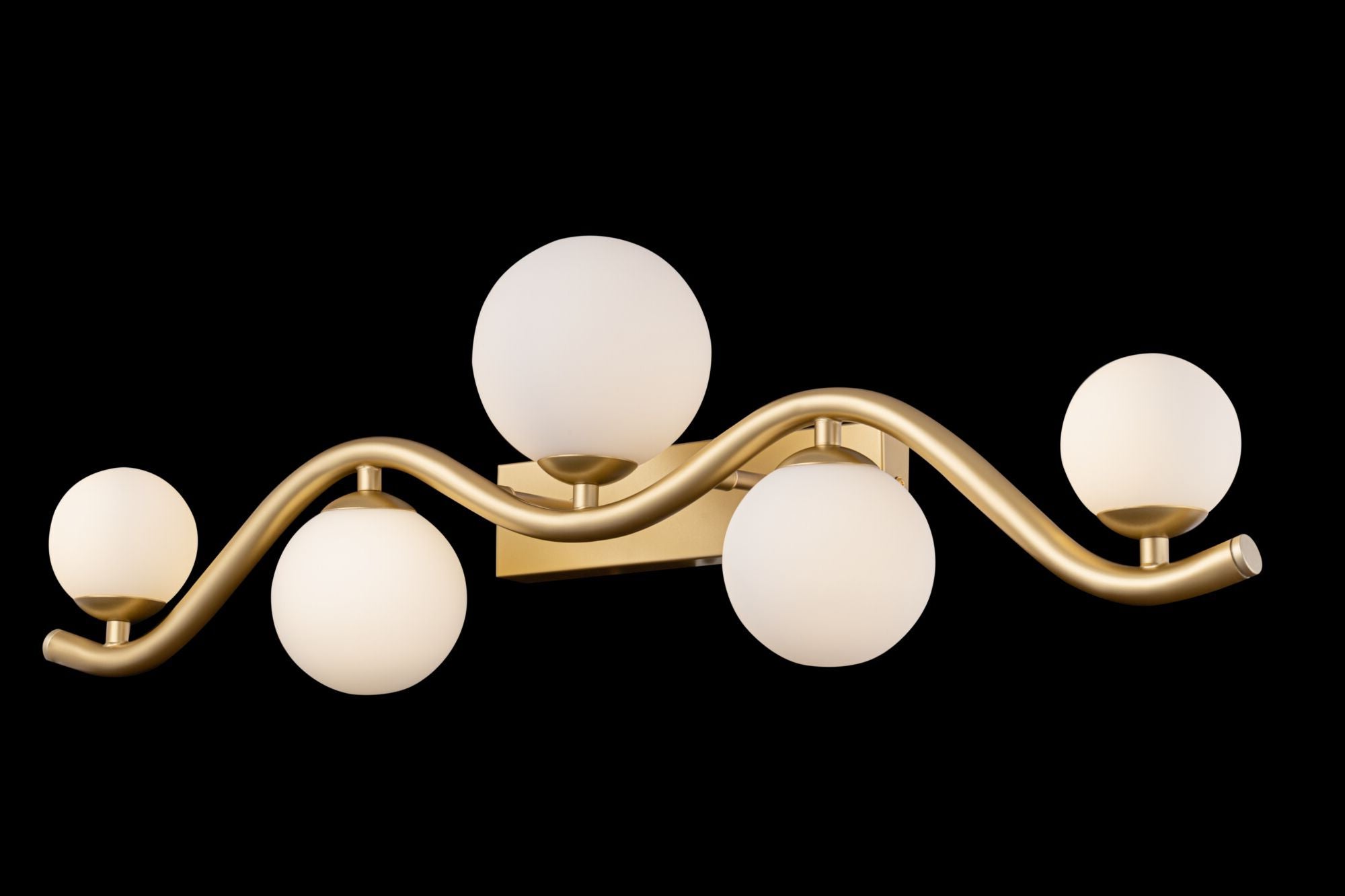 Lampada da parete Modern in Metallo Uva Oro