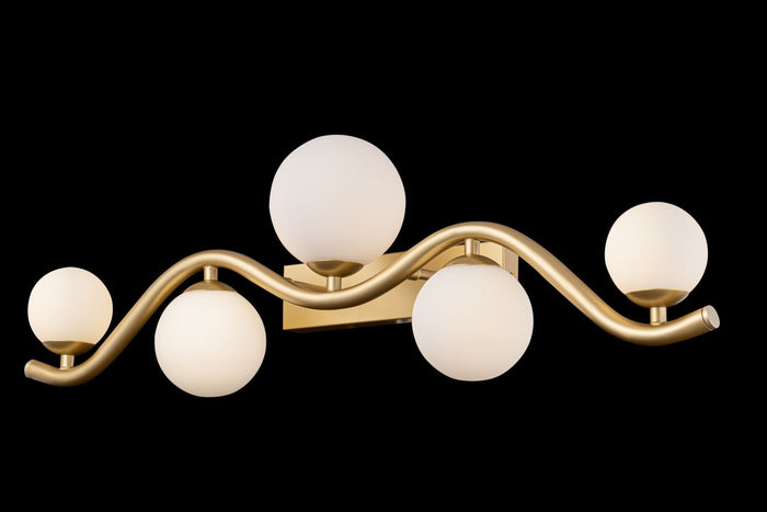 Lampada da parete Modern in Metallo Uva Oro