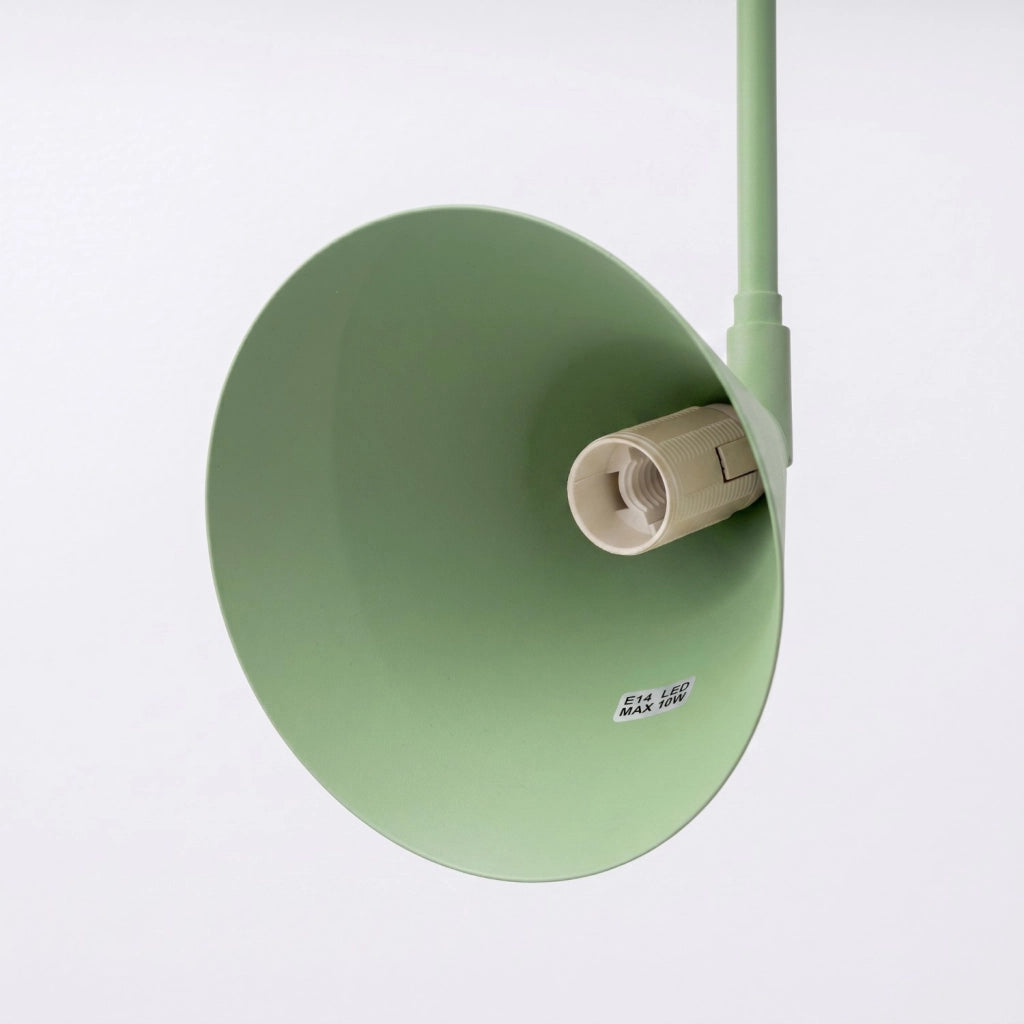 Applique NOX 1 salvia con interruttore
