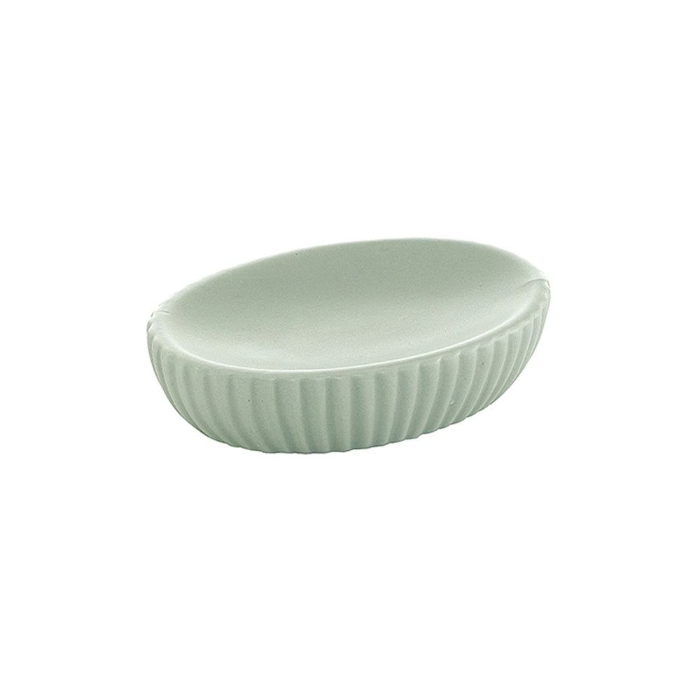 Portasapone Gedy in ceramica verde salvia | Marika