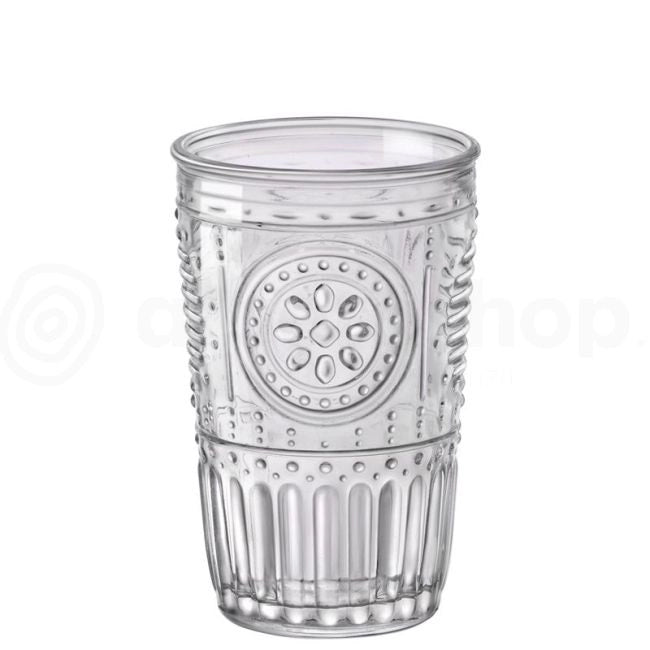 Set 6 Bicchieri da Tavola Acqua Vino in Vetro Romantic 34 cl Bormioli