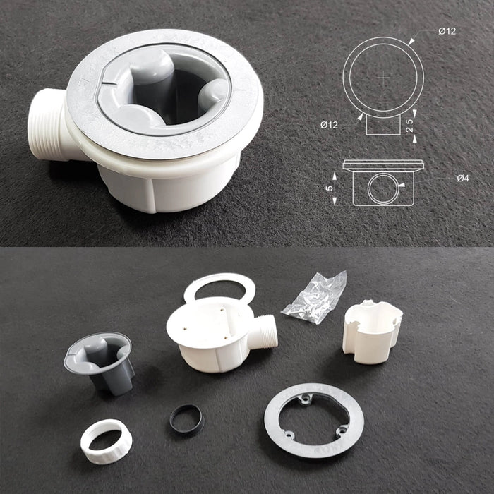 Piatto Doccia in Pietra 70x190 cm Pedrinelli Ardesia Stone Side Marrone