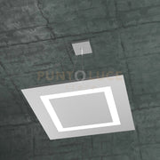 CARPET SOSPENSIONE 60X60 4+1 LUCI BIEMISSIONE GRIGIO 1137-S60+1-GR