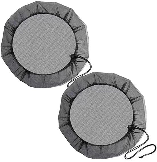 Raccoglitore di acqua piovana - Manico regolabile - Copertura protettiva - Materiale in poliestere duraturo - Protezione foglia - Per serbatoi di stoccaggio - Diametro 95 cm - Corda per un facile utilizzo - Raccoglitore di acqua piovana