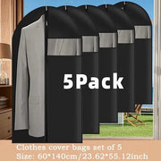 Confezionatori per pacchi, abbigliamento, sacchetto per tessuti, cassa di stoccaggio a 5 livelli appesa, copriabito, spazievitore