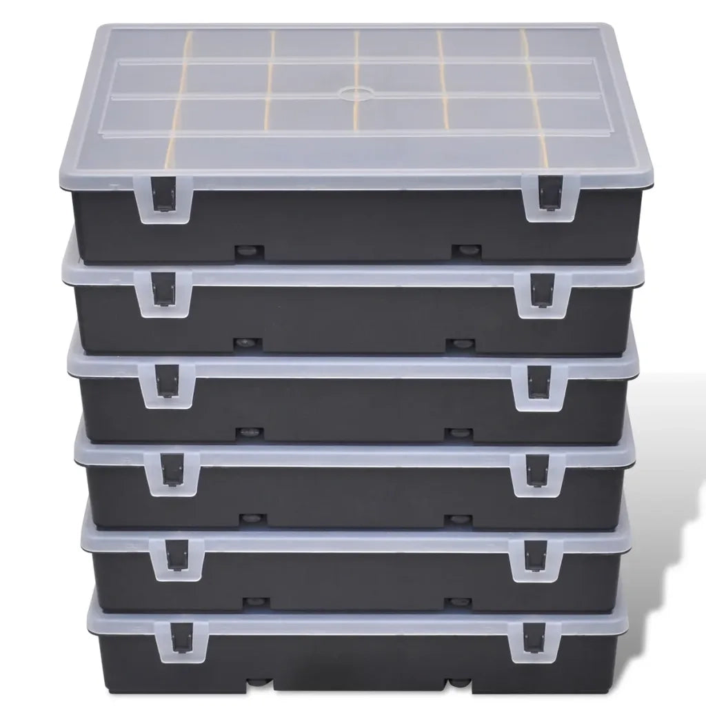 Box magazzino cassette assortite 6 pezzi 140908