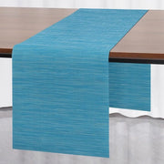 Tavolo di servizio in PVC termoisolante, idoneo per esterni, per abitazioni, ristoranti e alberghi, 30 x 140 cm (blu)
