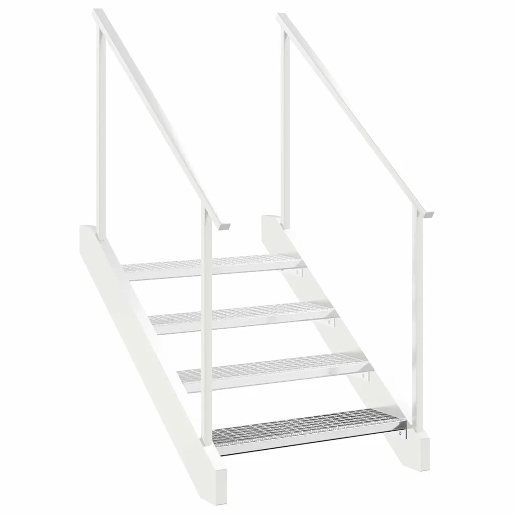 Gradino in Griglia 80x24x7 cm Acciaio Zincato 155679