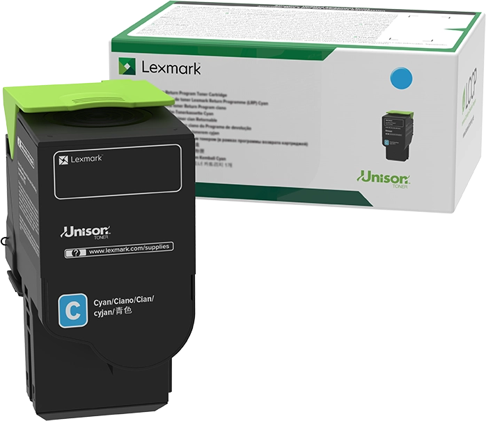 ORIGINAL Lexmark toner ciano 78C20C0 CS/CX421 ~1400 Seiten