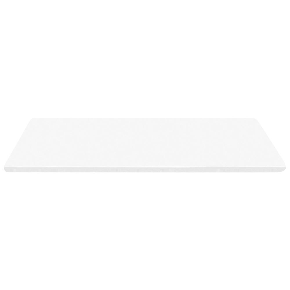 Coprimaterasso in schiuma bianco 120 x 200 cm comfort morbidezza