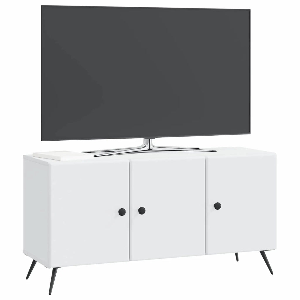 Mobile TV Bianco 99 x 34,5 x 50 cm Legno ingegnerizzato 895635