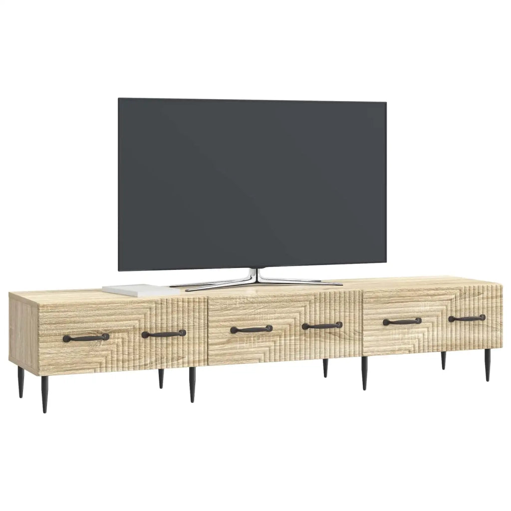 Mobile TV Rovere Sonoma 147 x 34,5 x 30 cm Legno ingegnerizzato 894937
