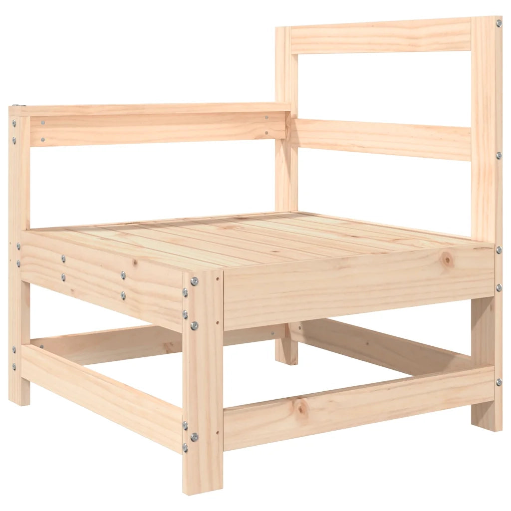 Sedia da Giardino con Cuscini in Legno Massello di Pino CFW4808687
