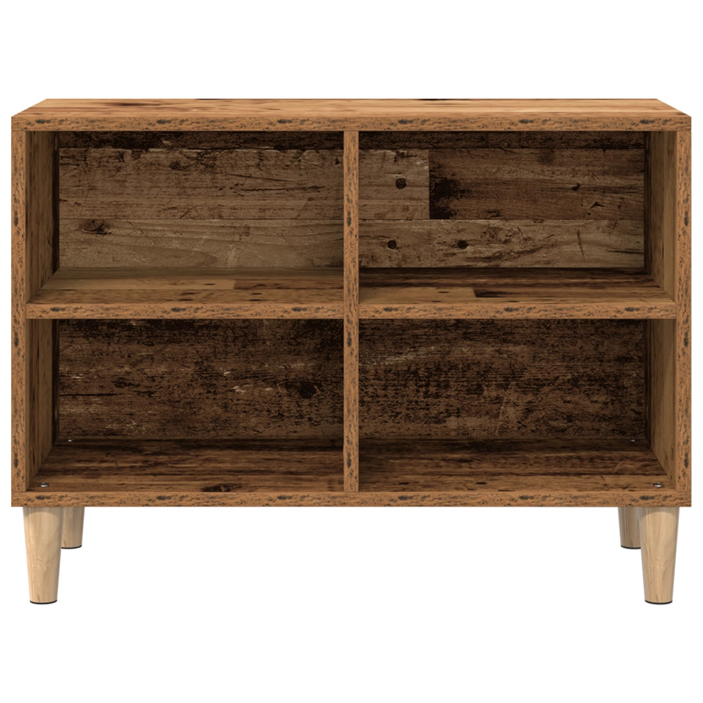 Mobile TV con gambe in legno antico 69.5x30x50 cm