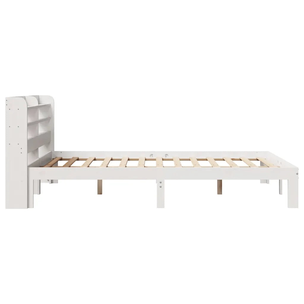 Giroletto con Testiera senza Materasso Bianco 140x190 cm