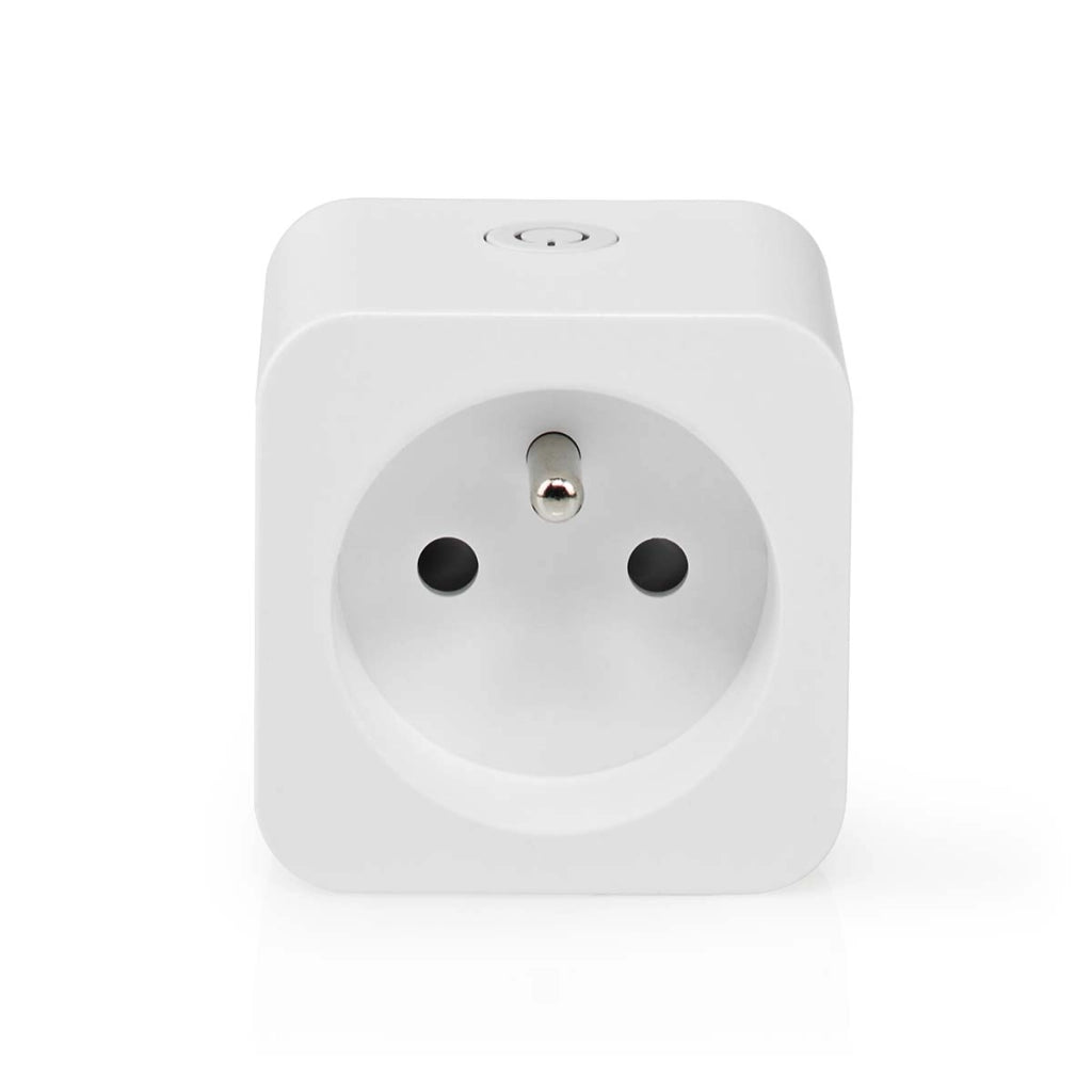 SmartLife Wi-Fi Connected Socket IP21 Wattmetro 3680W Tipo E Francia Bianco Nedis