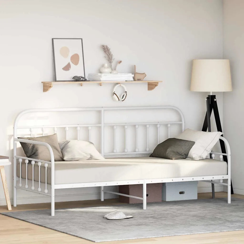 Struttura per letto di giorno Bianco 107 x 203 cm 42002648