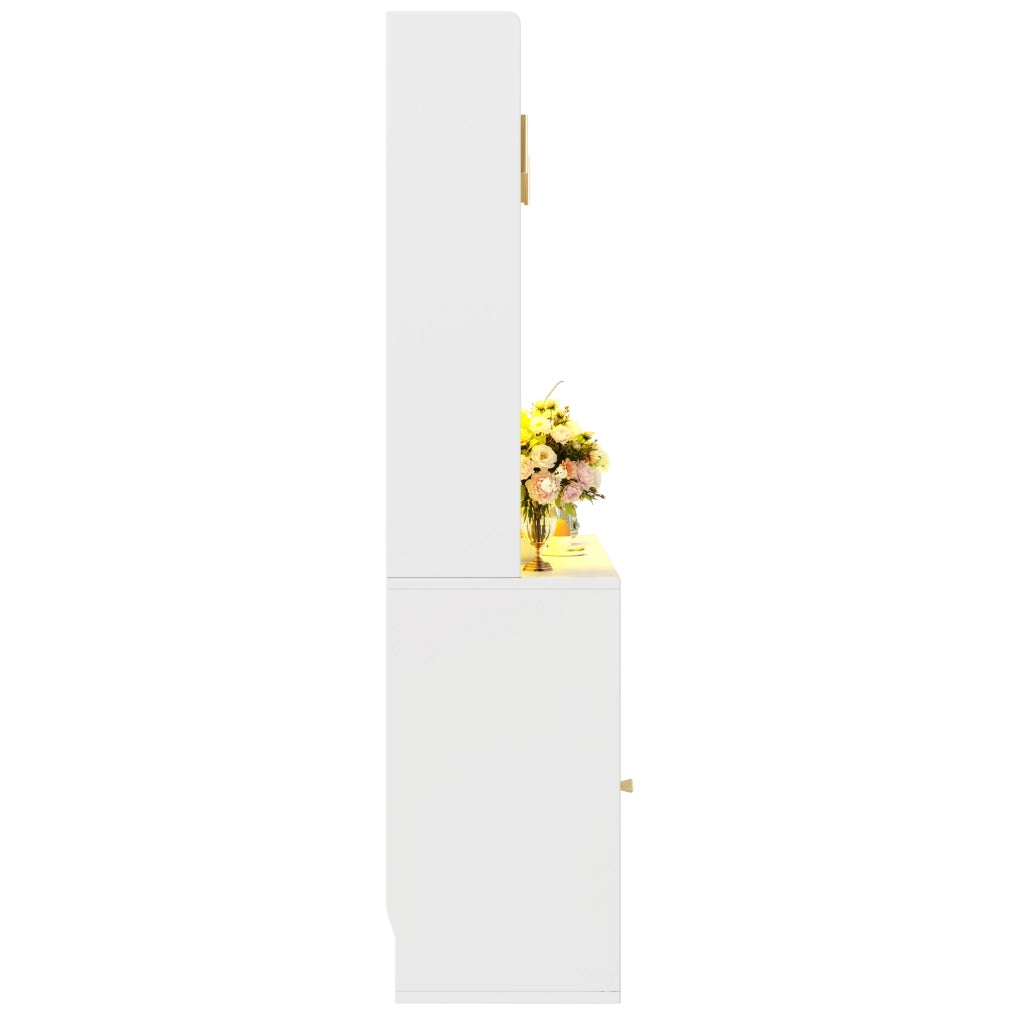 Mobile da cucina multifunzione con LED, 120x35x167 cm