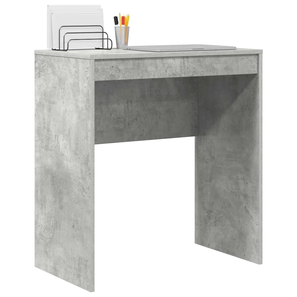 Scrivania | Tavolo da Ufficio Grigio cemento 70 x 40 x 76 cm