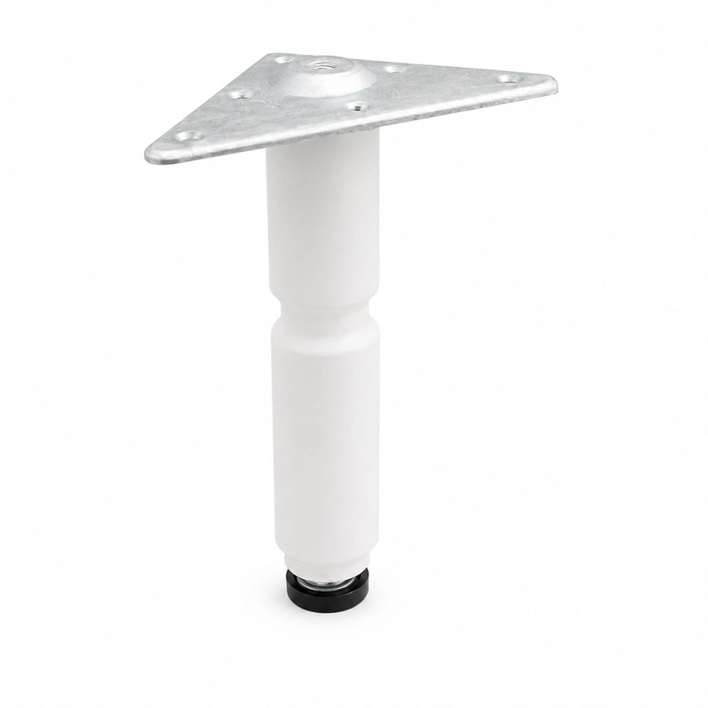 PIEDINO PER MOBILI cm 20 bianco - BricoGo