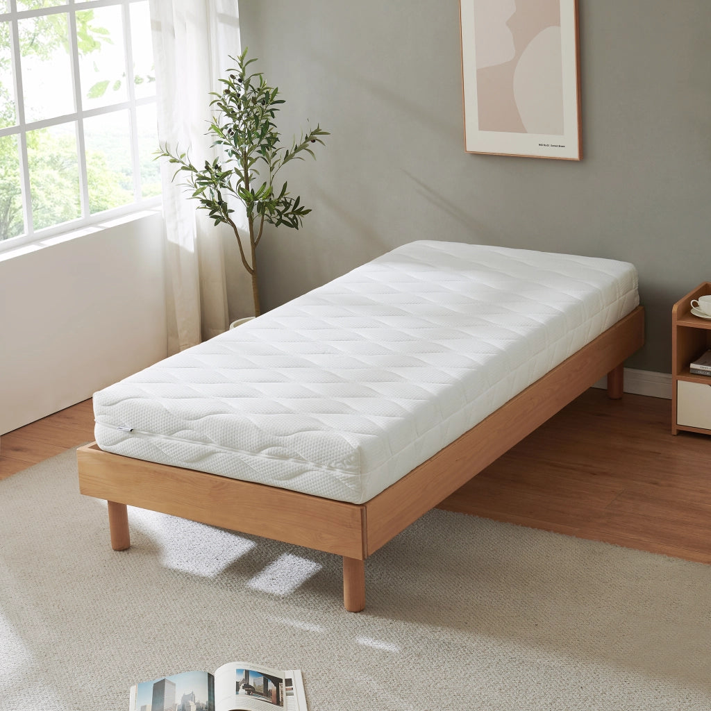 Materasso a Schiuma Fredda 90x200x16 cm con Coprimaterasso Rimovibile [neu.haus]