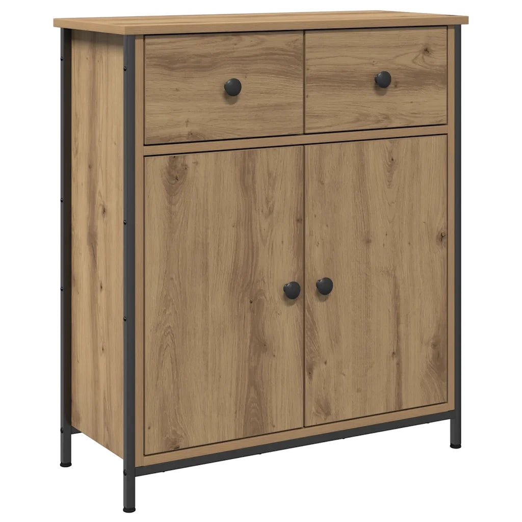 Credenza-Buffet-Armadio da cucina Rovere Artigianale 70x30x80 cm in Legno Multistrato 321690