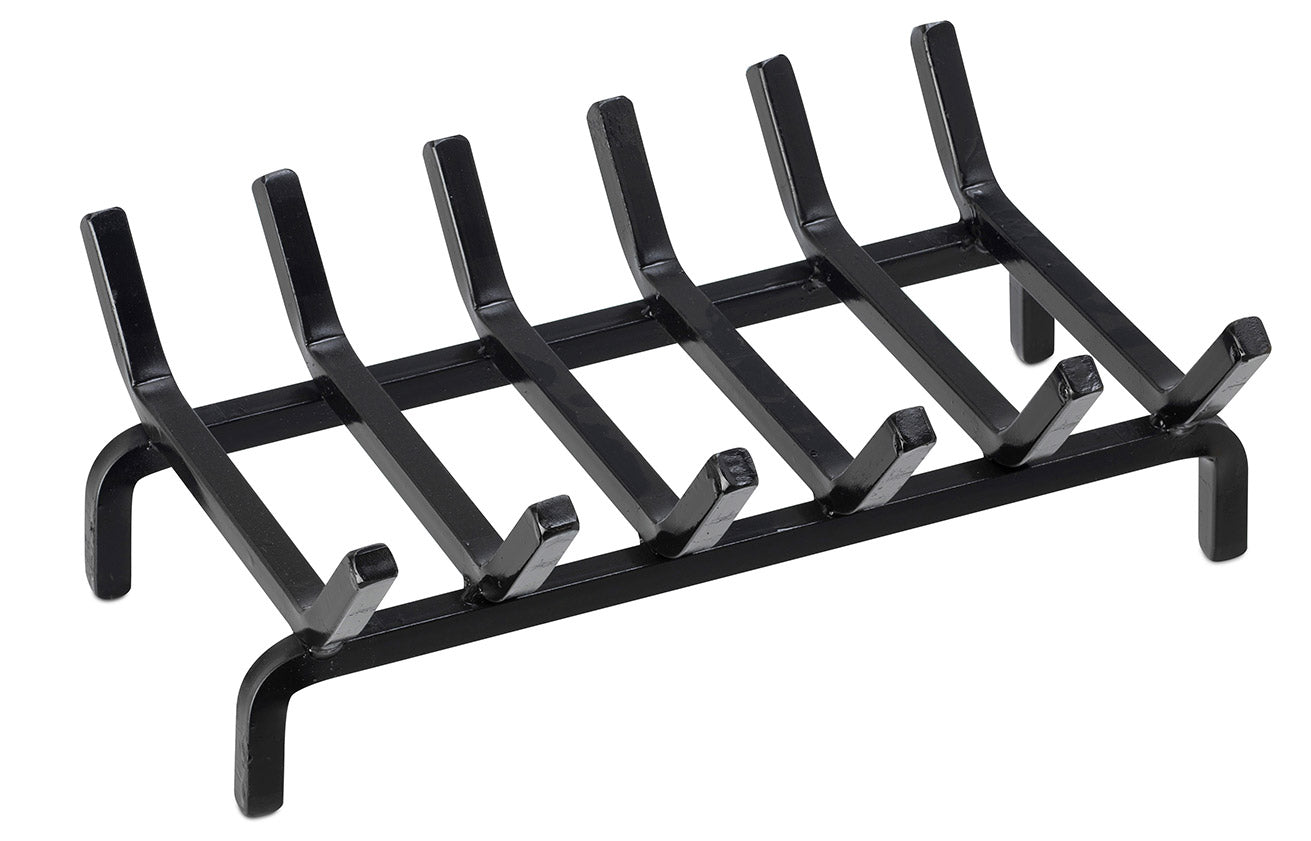 Brucialegna Braciere per Stufa 40x25 cm in Ferro Belfer 900/E Nero