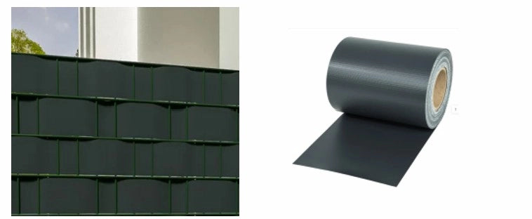 FRANGIVISTA BALCONE PVC C/CLIP FISS.19x3500 ANTRACITE - BIACCHI G.