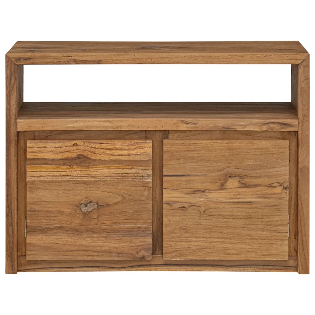 Credenza | Madia | Buffet da pranzo | Armadio da pranzo 80x30x60 cm in Legno Massello di Teak