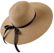 Cappello da sole con bordo ampio - Cappello da spiaggia opacosfondenti - Cappello da sole a forma di parasole - Cappello da spiaggia - Protezione per la testa per l'esterno - Misura dell'attaccatura 56-58 cm