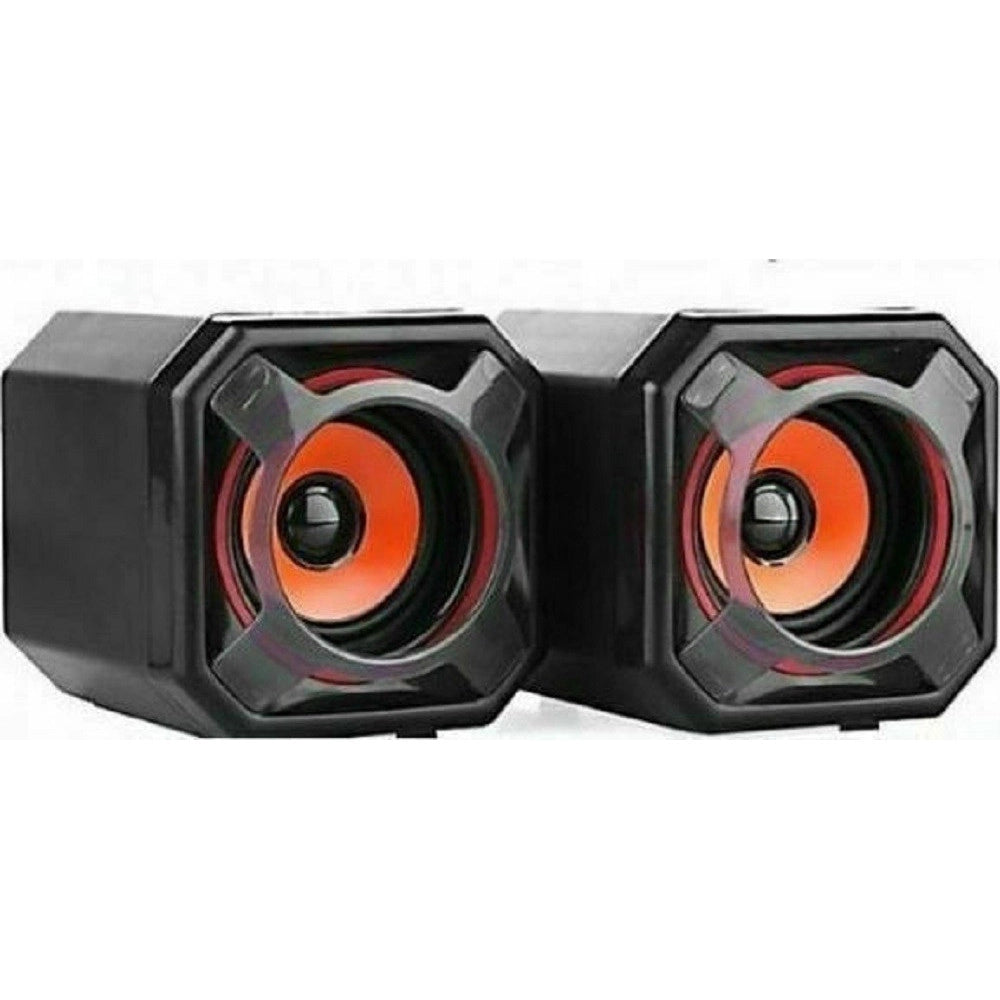 Trade Shop - Casse Altoparlante Per Computer 2,0 Mega Bass Bluetooth 10w Usb Portatile Q-a30 -