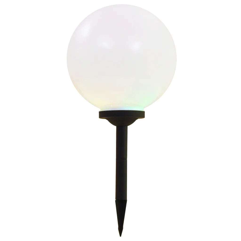 Lampade Solari da Esterno 4 pz LED Sferiche 30 cm RGB CFW7013649