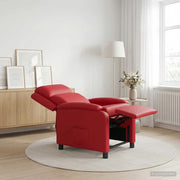 Divano Sedia-Poltrona Massaggiante Rosso Similpelle 365844