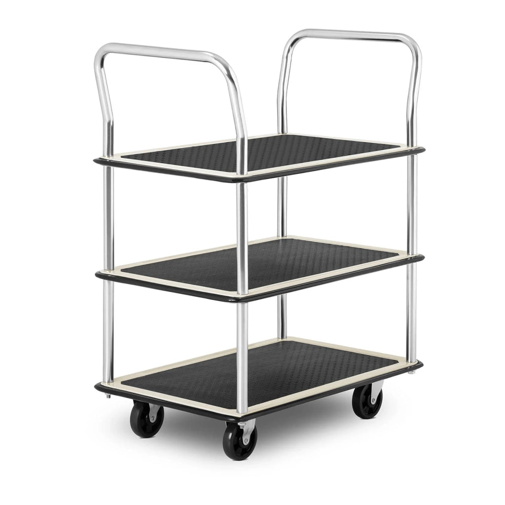 Carrello da movimentazione 150 kg max 3 vaschette porta attrezzi officina 14_0007232