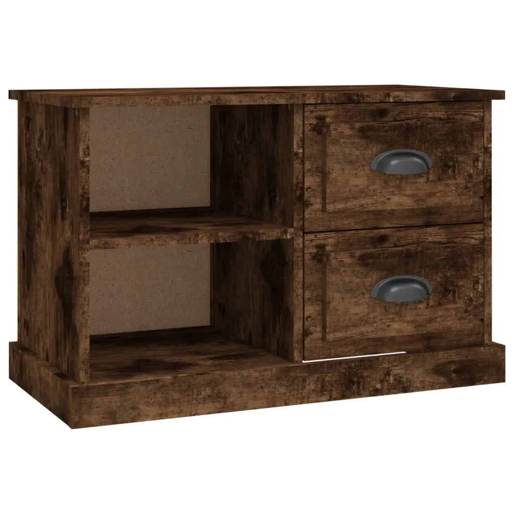 Mobile Porta TV Rovere Fumo 73x35,5x47,5 cm Legno Multistrato 816173