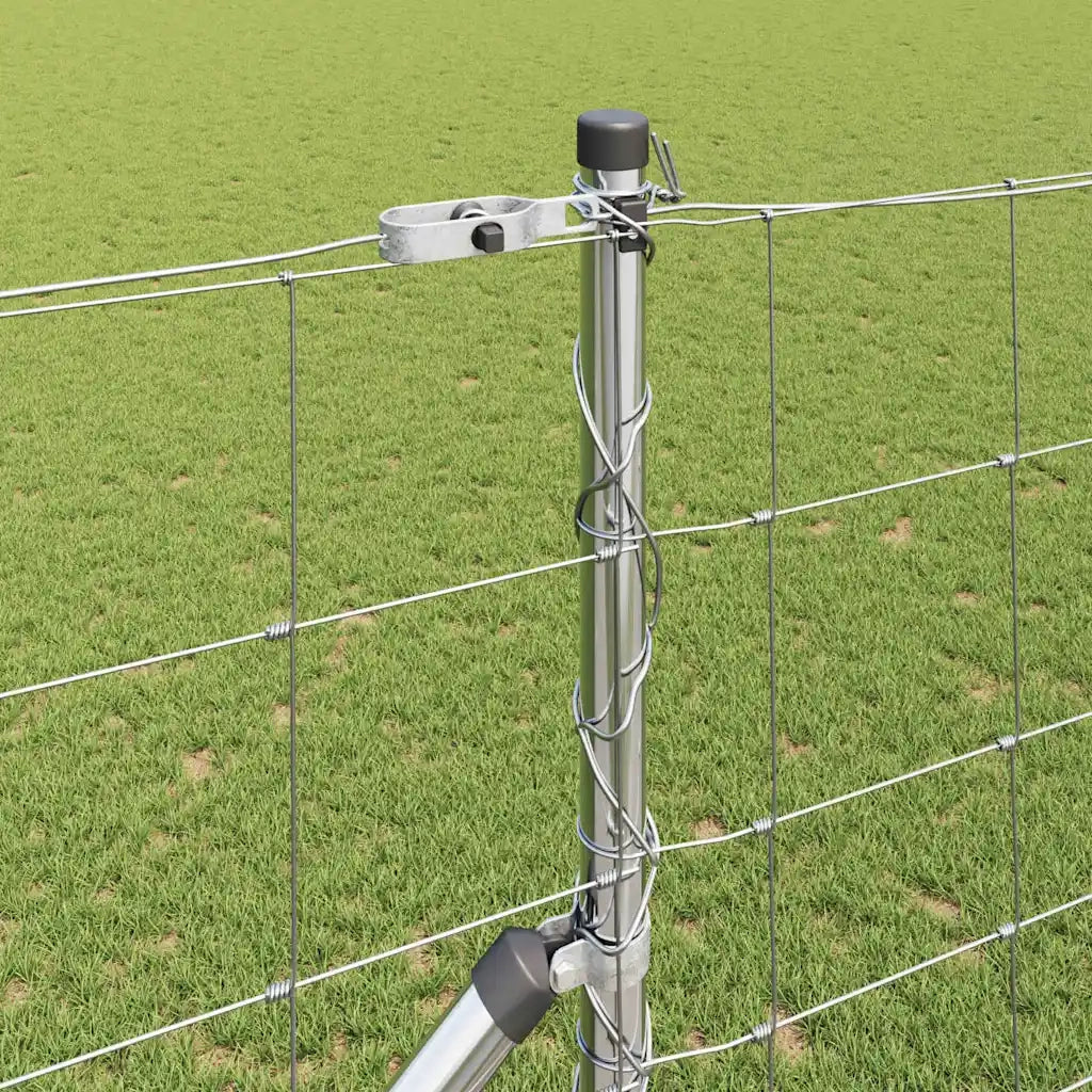 Palo della recinzione Zincato 50 x 1,4 m Acciaio