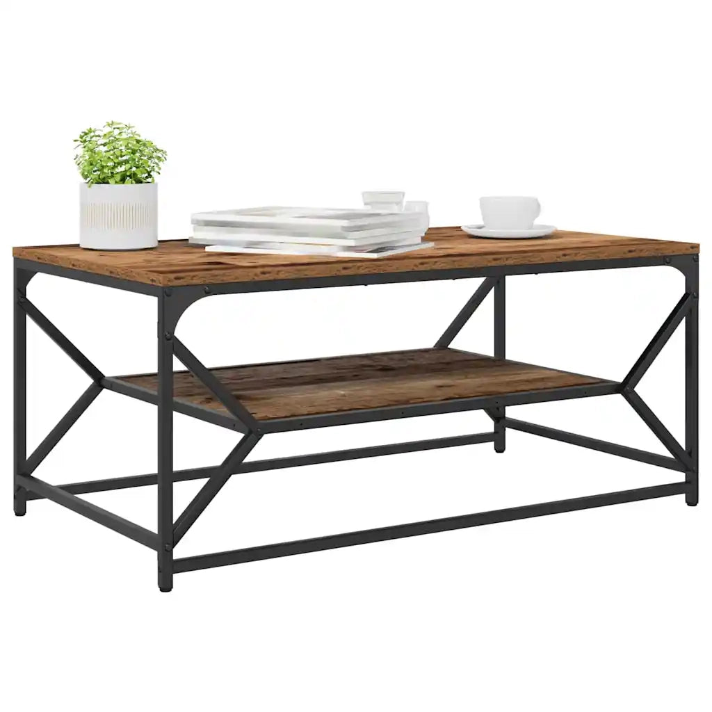 Tavolino da salotto | Tavolino da caff¨¨ | Tavolino da Soggiorno Legno vecchio 90 x 50 x 40 cm