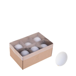 Set 24 Uova di Oca Vere Misure 75x5 cm